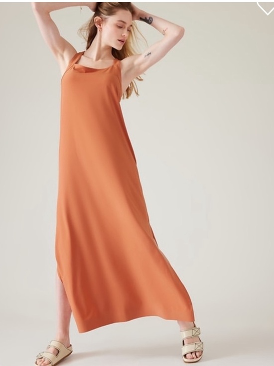 Athleta Dresses & Skirts - Athleta Arrival Maxi Dress Sunbaked Clay Tank, Size 2X